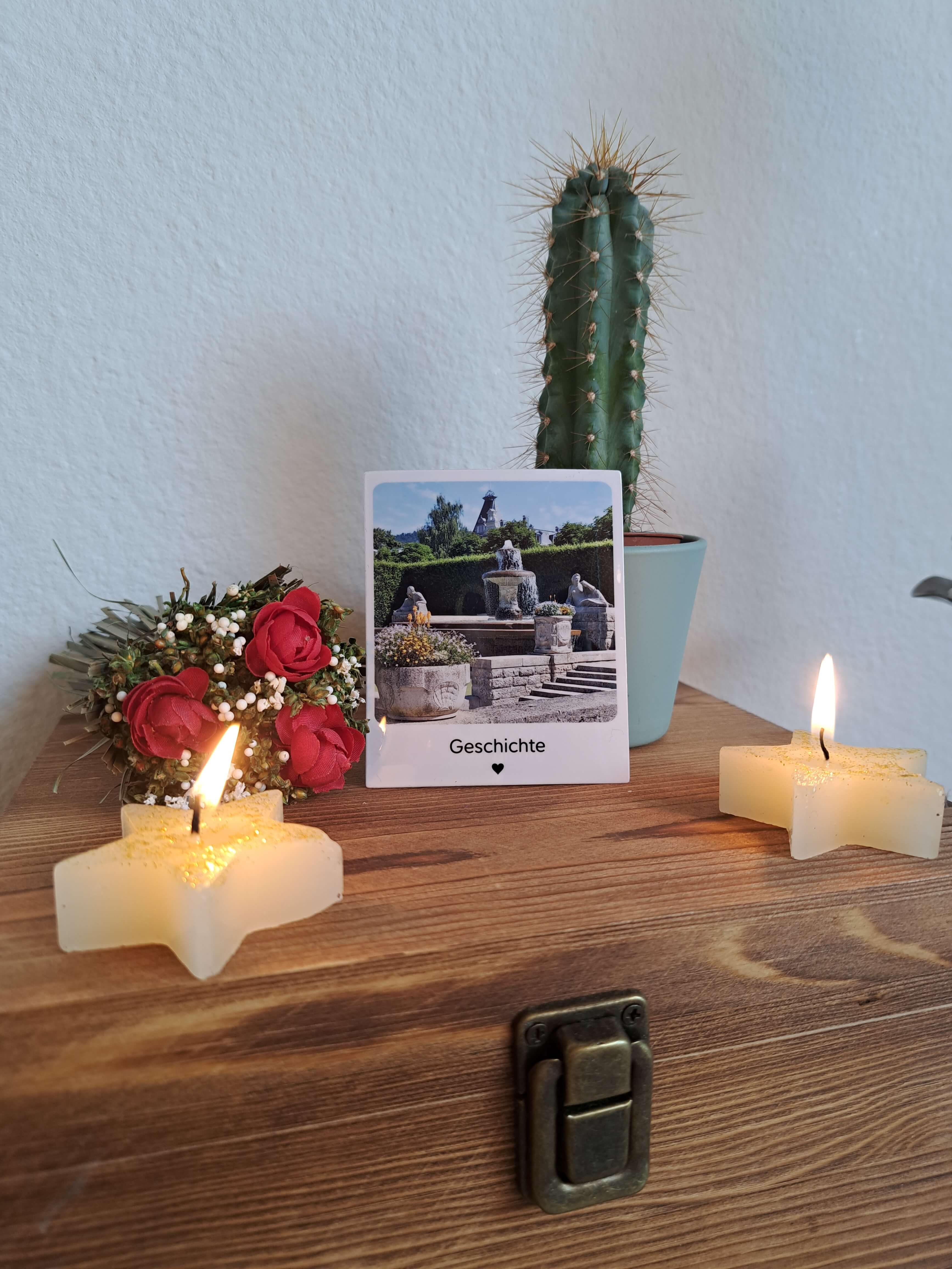 Kunst Pause - Fotomagnet Geschichte