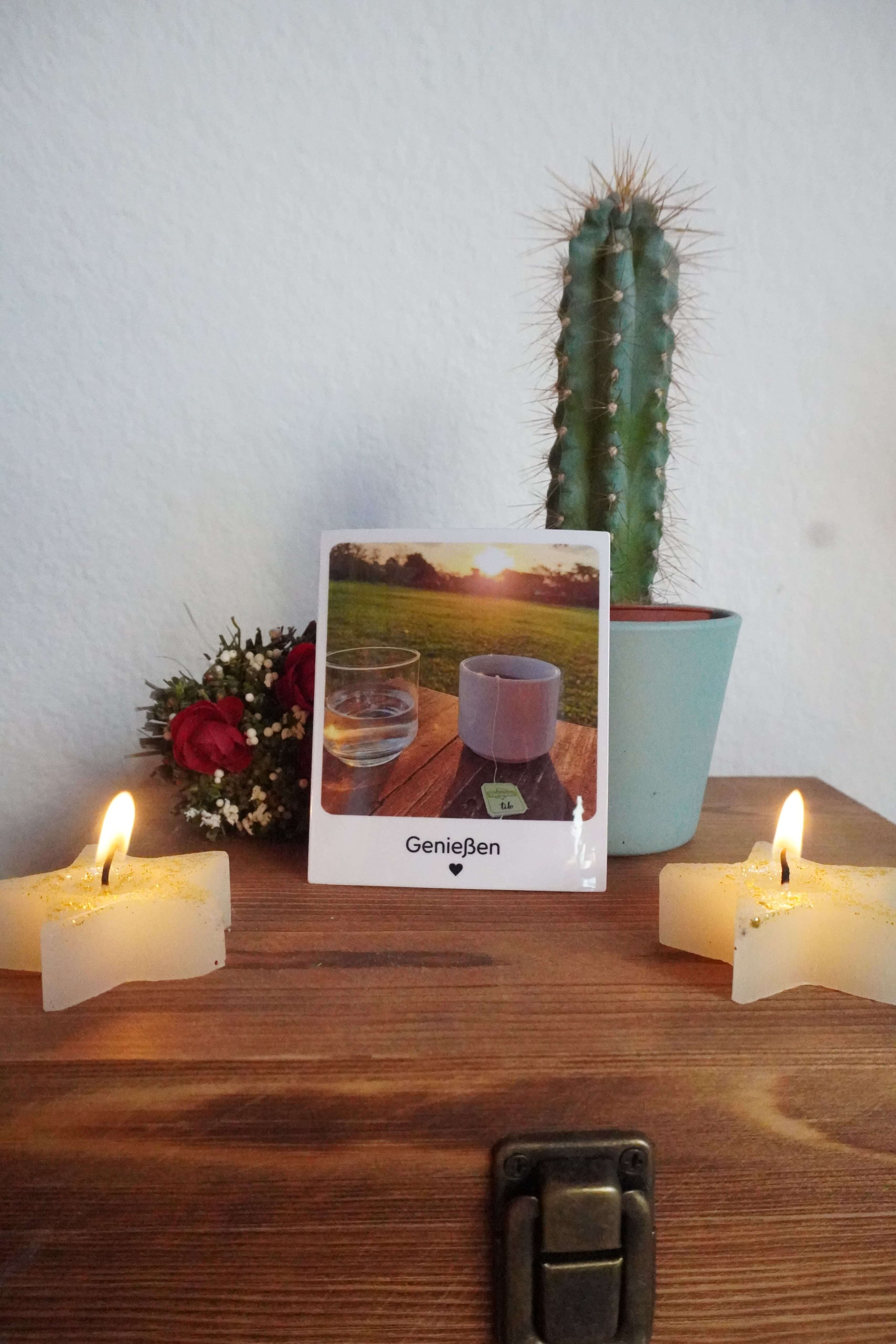 Kunst Pause - Fotomagnet "Genießen"