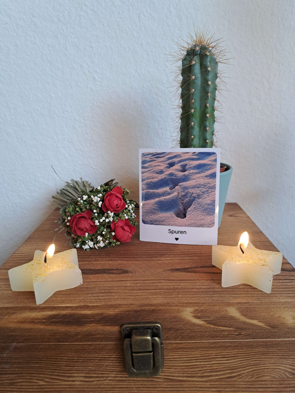 Kunst Pause - Fotomagnet Spuren