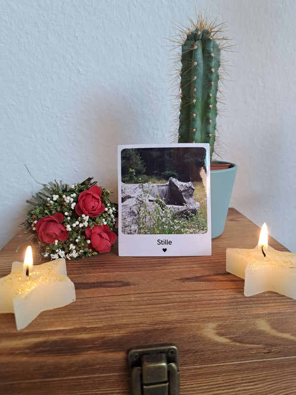 Kunst Pause - Fotomagnet Stille