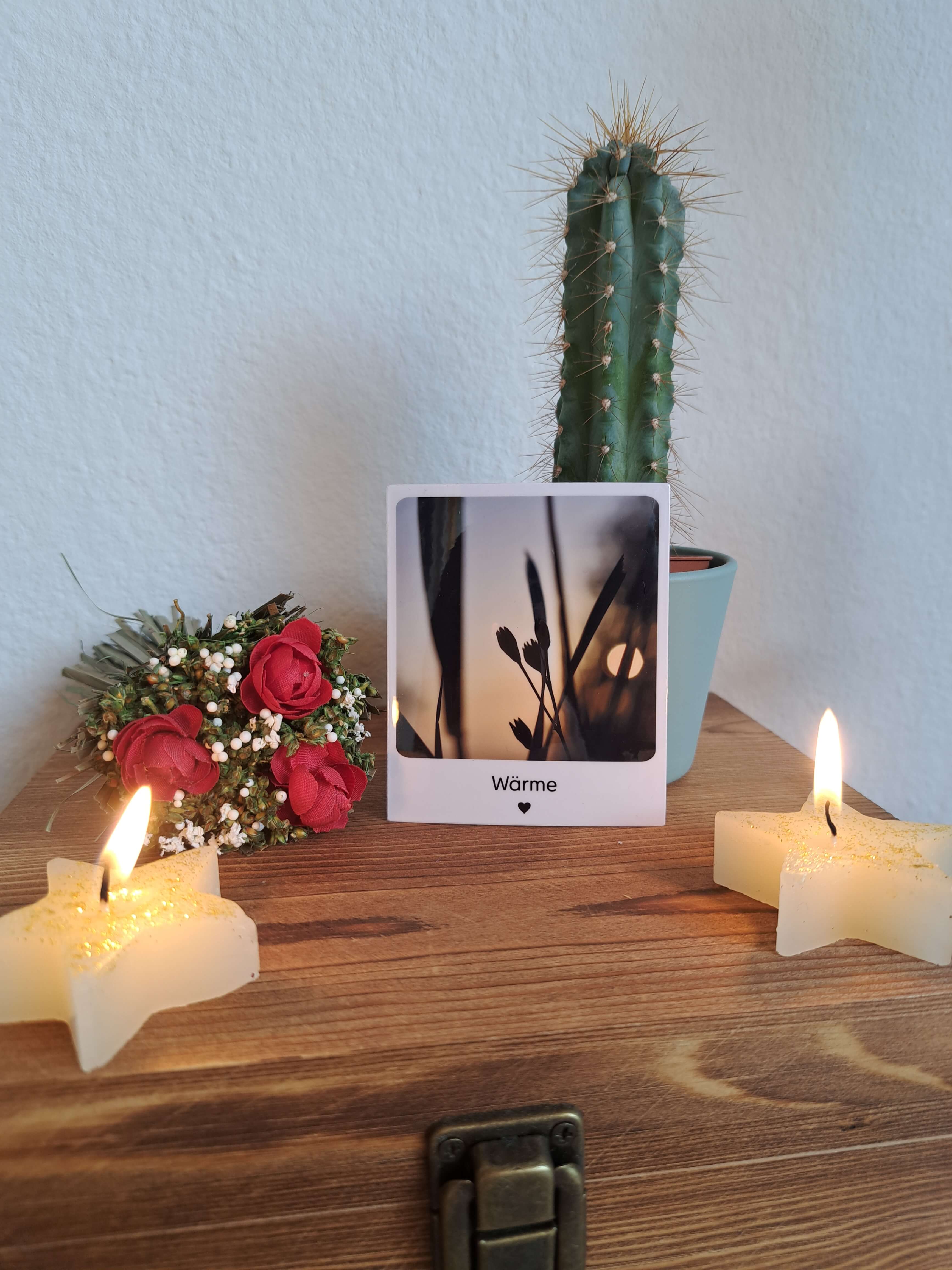 Kunst Pause - Fotomagnet Wärme